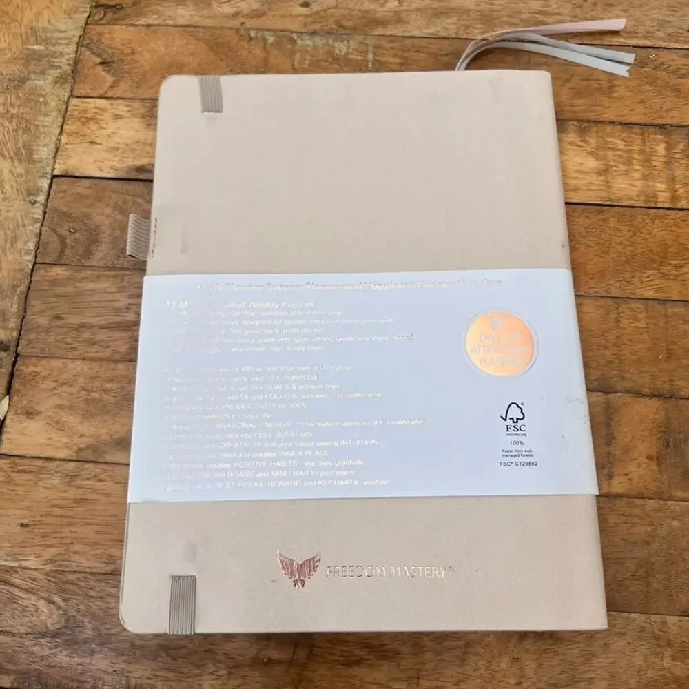 Law of Attraction Planner 12-Month Undated Journey To Creating A Dream Life